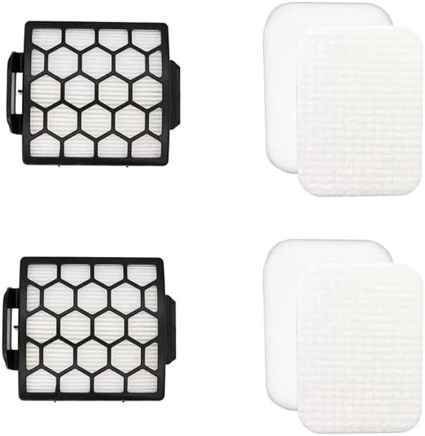 2 Pack HEPA Filter Felt Foam Filter Replacement for Shark Navigator ZU60,ZU62, ZU62C Vacuum Cleaner, Compatible with NV251 NV255 NV150, NV150C,Compare to Part # 1238FT60 & 1239FT60