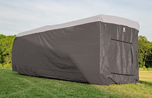 Camco ULTRAGuard 20 to 22-Ft Travel Trailer/Class C RV Cover - Features Zipper Entry Doors & Covered Air Vents - Crafted of Spunbond Polypropylene - Storage Bag for RV Storage & Organization (45740) by Camco - Image 4