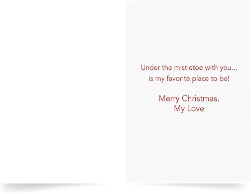 Miniatura 2 de PALM PRESS Tarjetas fotográficas de Navidad, Basset Hounds Under The Mistletoe (6 tarjetas con sobres blancos), perfectas para alguien especial