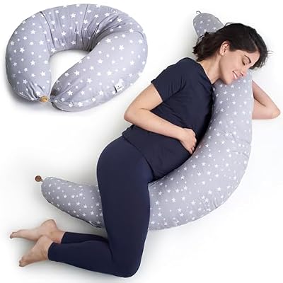 Niimo Cojín Embarazada XXL - Ganador del Doble Platino 2022, Cojín Embarazada y Cojín Lactancia Bebé con Funda 100% de Algodón, Almohada Embarazada Dormir, Lavable Relleno de Poliester | Ya disponible en tu tienda friki favorita! En mundofriki.es! Niimo Cojín Embarazada XXL - Ganador del Doble Platino 2022, Cojín Embarazada y Cojín Lactancia Bebé con Funda 100% de Algodón, Almohada Embarazada Dormir, Lavable Relleno de Poliester | Ya disponible en tu tienda friki favorita! En mundofriki.es!
