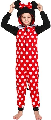 Animal Costume Kids, Cheetah/Monkey/Black Cat/Blue Monster/Dalmatians/Santa/Snowman Onesie for Girls Halloween