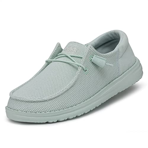 Image of HEYDUDE Women's Wendy Funk Mono Slip On Shoe | Stretch Knit Upper, Cushioned Foam Insole, Ultralight Casual Loafer