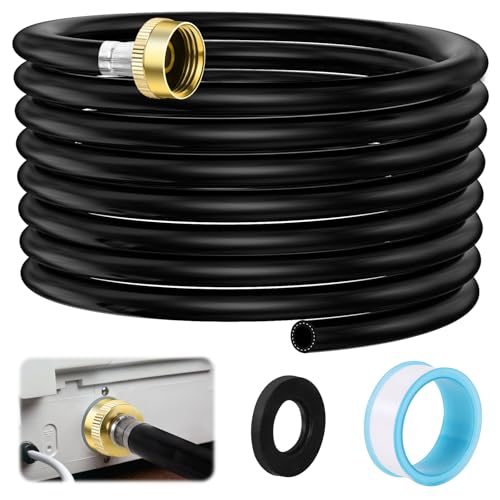 Dehumidifier Drain Hose 3/4" FHT Connector - Leakproof Premium Durable Rust-Resistant Connector - Wider Hose for Faster Water Flow - Compatible with All Dehumidifiers (25ft)