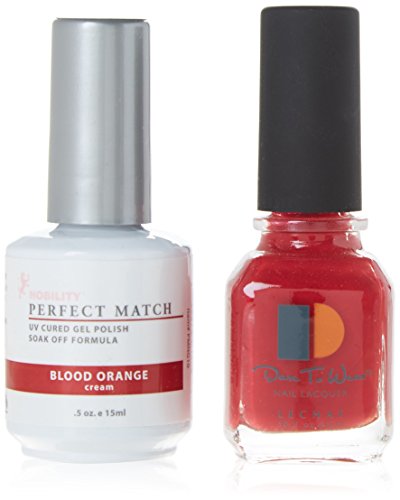 Le Chat Perfect Match Led-Uv Gel Polish Kits - Complete A-Z Collection, Blood Orange