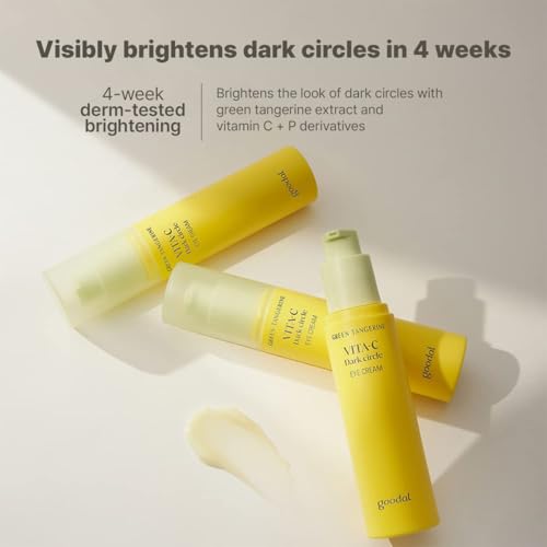 GOODAL Green Tangerine Vitamin C Dark Circle Eye Cream | Intensive Dark Circle Relief and Elasticity Treatment, Gentle, Non-irritating, Anti-Aging and Anti-Wrinkle Care - Image 5