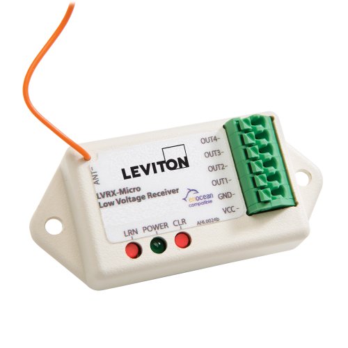 Leviton WS0RC-300 3-Channel Room Controller, Light Almond