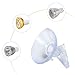 MECCANIXITY Bulb Changers, Suction Cup Light Lamp Replacing Tools for GU10 MR16 Bulbs, Clear PVC, Pack of 12