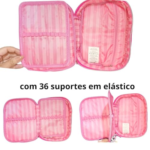 Estojo Box Escolar Juvenil Rebecca Bonbon ROXO