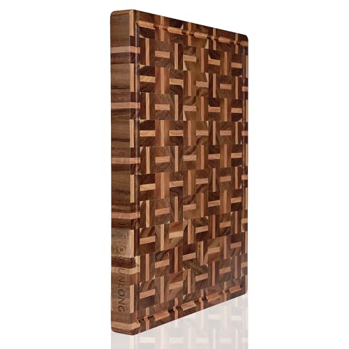 Hackblock Yousunlong End Grain Hackbretter 51×41 cm aus Akazienholz