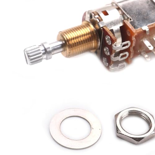 AMSLSIU �M�^�[�I�[�f�B�I�g�[���X�C�b�`�|�e���V�����[�^�R���g���[��A250k, �V���o�[ A500K, 50x24x17mm
