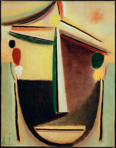 Tableaux Abstrakter Kopf Jawlensky pour Habiller un Mur Vide 60x90