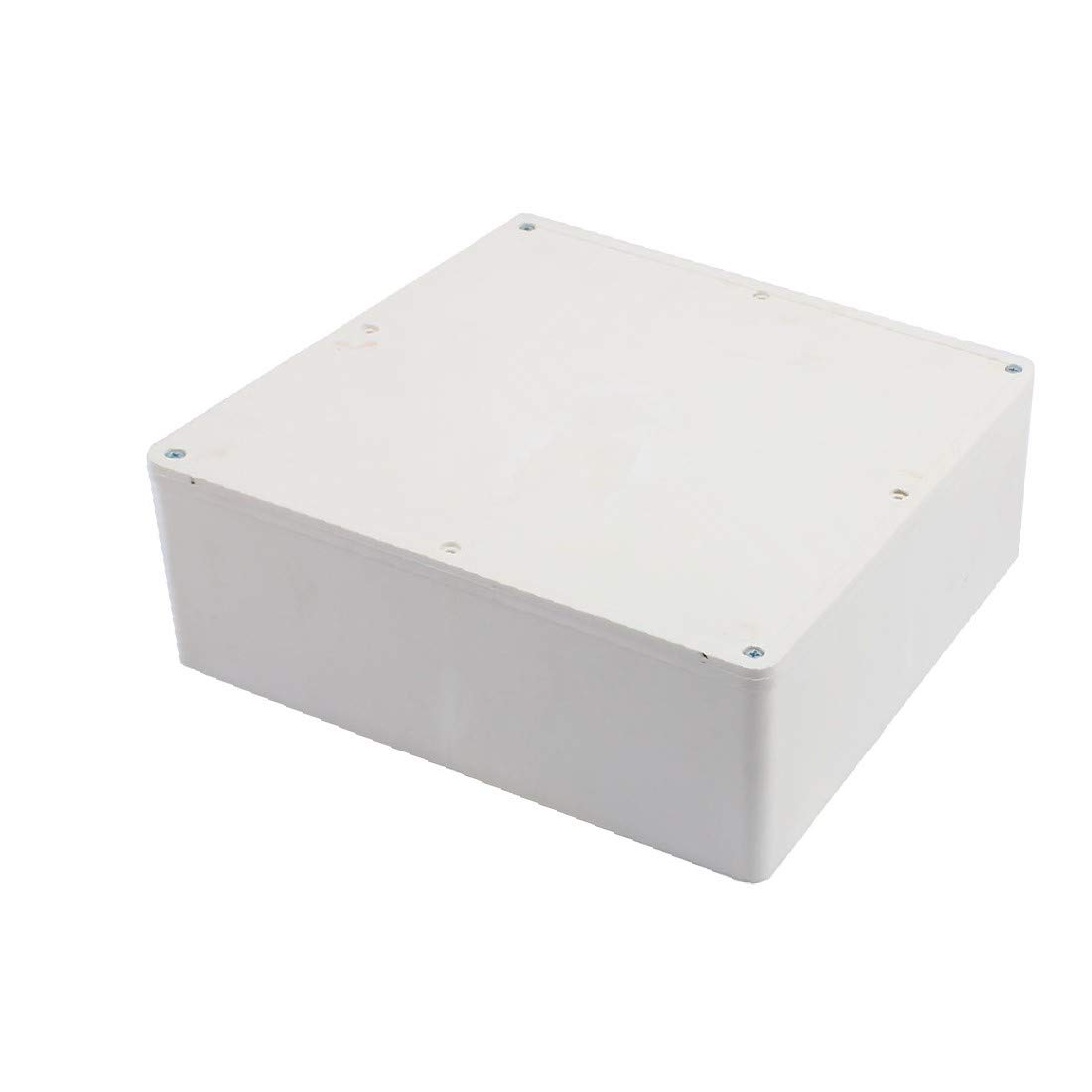 X-DREE 230mm x 230mm x 83mm Rectangular PVC DIY Junction Box Case Fire Resistance(Resistenza al fuoco per scatola di giunzione rettangolare in PVC da 230 mm x 230 mm x 83 mm