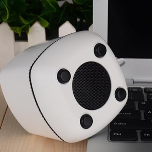 Altavoz para computadora alimentación usb estéreo compacto con graves para pc de escritorio 3