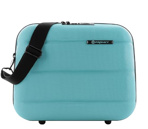 Preisvergleich Produktbild Franky Beautycase Handgepäck Hartschale mit TSA-Schloss Aqua