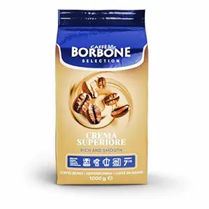 Caffè Borbone Whole Bean Coffee, Medium Roast Arabica and Robusta Blend, Crema Superiore, Rich an...