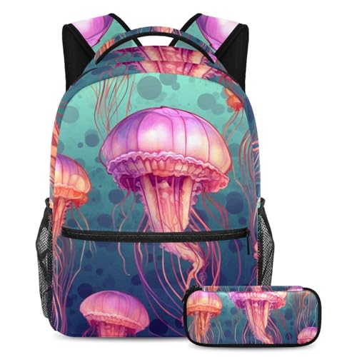 Sac à dos Ocean Jellyfish 13 ensemble cartable grand format contre le manque de place