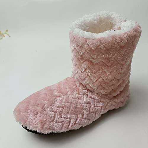 Womens Bootie Slippers Comfy Faux Furry Breathable Cozy Plush Bedroom Slippers House Shoes Indoor & Outdoor with Arch Support3