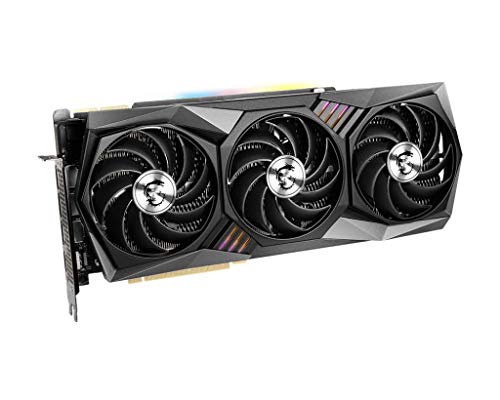 Image of MSI GeForce RTX 3090 Gaming X Trio 24G Graphic Card I NVIDIA GeForce RTX 3090 GPU | 24 GB GDDR6X 384-bit Memory, | 19.5 Gbps Speed | PCI Express 4 Interface | Upto 1785 MHz Core Clock | TORX Fan 4.0