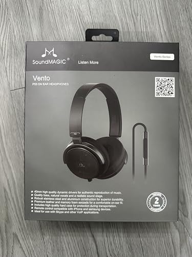 SoundMAGIC Vento P55 Casque Filaire, Basses puissantes, Hi-FI, stéréo, à Isolation phonique, avec câbles Amovibles, pour Audiophile, Gris Acier - Les Beatles, Paul McCartney, John Lennon, RIngo Starr, George Harrison SoundMAGIC Vento P55 Casque Filaire, Basses puissantes, Hi-FI, stéréo, à Isolation phonique, avec câbles Amovibles, pour Audiophile, Gris Acier – Image 3