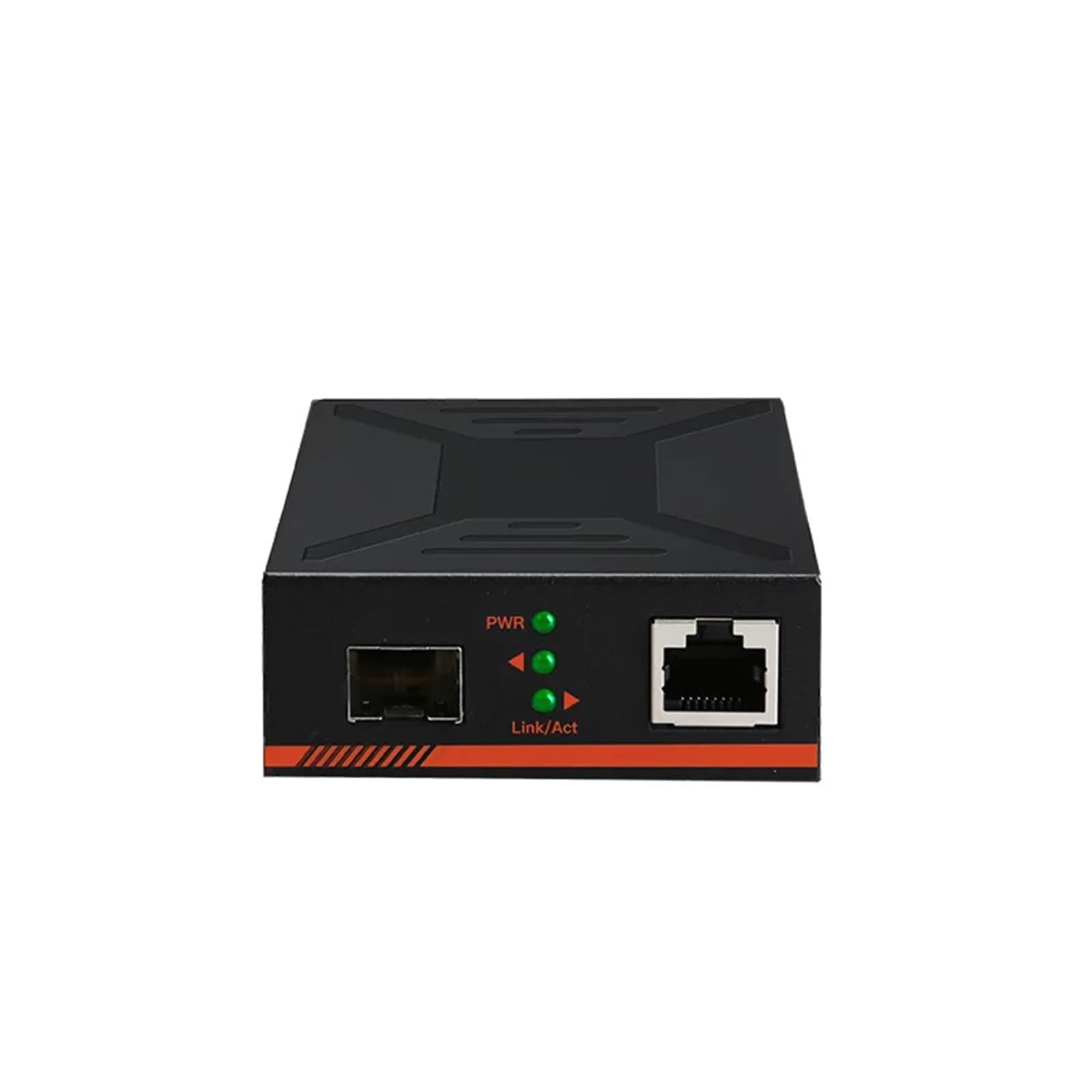 2PCS 10/100/1000Mbps Gigabit ottica singola fibra ricetrasmettitore-convertitore multimediale -SFP