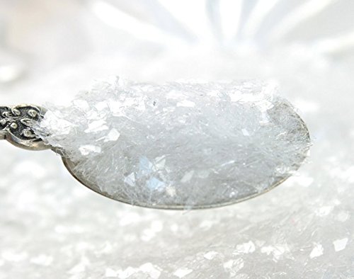 Meyer Imports Crushed Glass Glitter For Arts And Crafts - Broken Glass German Glitter For Resin Craft Art / Tumblers/ Nail Art / Diy Jewelry Making Decoration - 1 Pound - White #TOP1