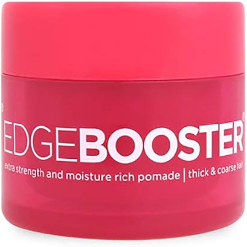 Edge Booster Style Factor Extra Strength Pomade for Thick Coarse Hair TRAVEL SIZE 0.85 Oz (Pink Beryl)