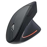 Design ergonomique : cette souris sans fil est conçue avec une forme verticale ergonomique, offrant une prise en main confortable et réduisant la fatigue du poignet. Sa position naturelle de la main favorise le confort même pendant de longues heures d'utilisation.