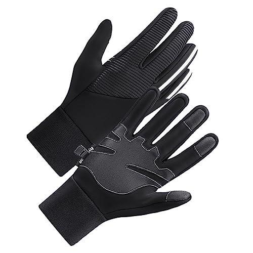 BELLIFFY Protective Bike Gloves Windproof and Waterproof Gloves Touch-Screen Hand Warming Comfortable