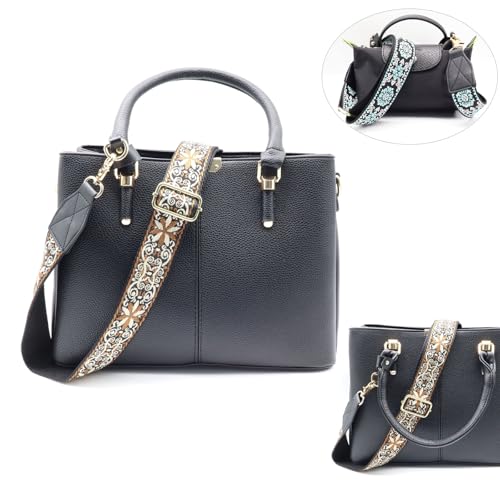 Image of LEMEDE Purse Strap Replacement Crossbody 1.5 inch Wide Shoulder Strap Adjustable Straps Handbag Strap Replacement Belts