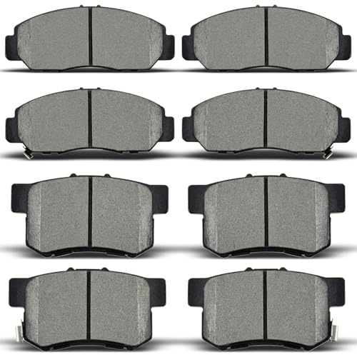 ALADICHE Ceramic Disc Brake Pads Set Front & Rear For