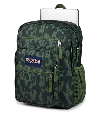 Image of JanSport Laptop Backpack - Computer Bag with 2 Compartments, Ergonomic Shoulder Straps, 15 inch Laptop Sleeve, Haul Handle - Camo Illusion