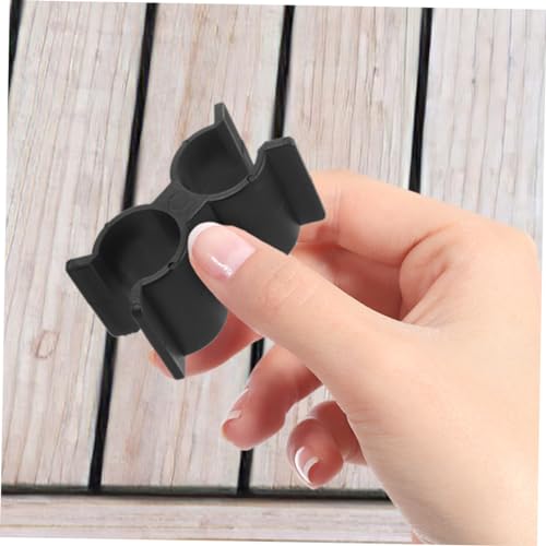 Abrazadera de doble tubo de tuberías Abaodam con soporte resistente y práctico 2
