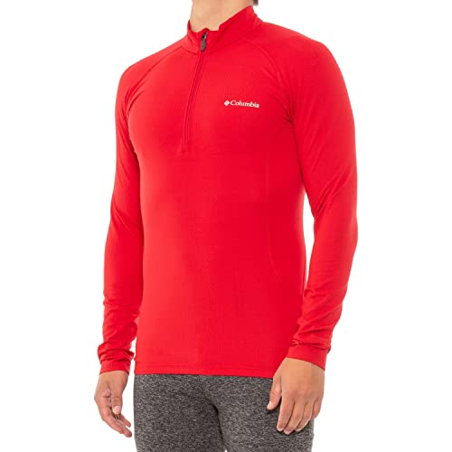 Columbia Omni-Heat 3D Knit Ii Half-Zip Top - Men's (Red, Medium) #TOP18