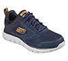 Skechers Men's Track-SYNTAC Sneaker, Navy Leather Mesh Trim, 9 UK #1