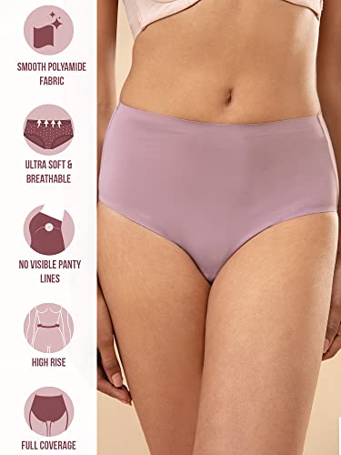 Image of NYKD No Visible Panty Line Bonded Hipster for Women - Seamless, Full Coverage, High Waist - NYP210