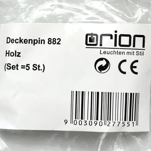 ORION LIGHTSTYLE Wall and Ceiling Pin, 5 pieces, (diameter 19mm) Height 18 mm - Image 4