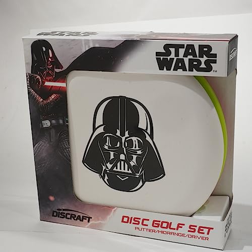 Discraft Star Wars 3-Disc Disc Golf Beginner Set [Weights And Colors May Vary] - Dark Side #TOP2