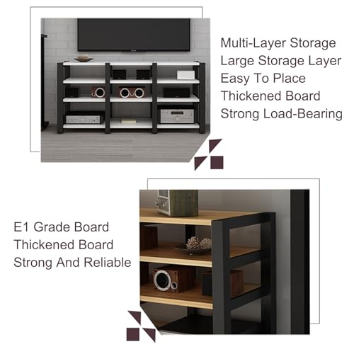 Meuble audio moderne anti-surchauffe pour ranger décodeurs et consoles - 5