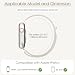Original Metal Milanese Loop Compatible with Apple Watch Straps Women & Men