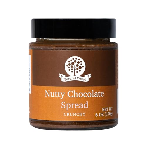 Nutural World - Crunchy Nutty Chocolate Spread 6 Oz (170g)