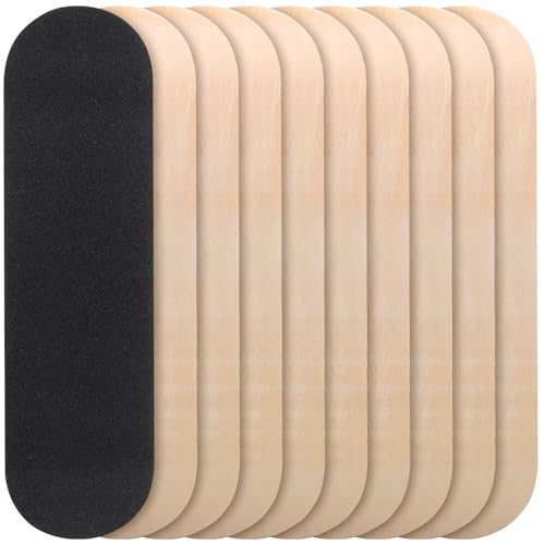 Meooeck 10 Pcs Blank Maple Skateboard Decks for Art Painting 28 x 8 Inches