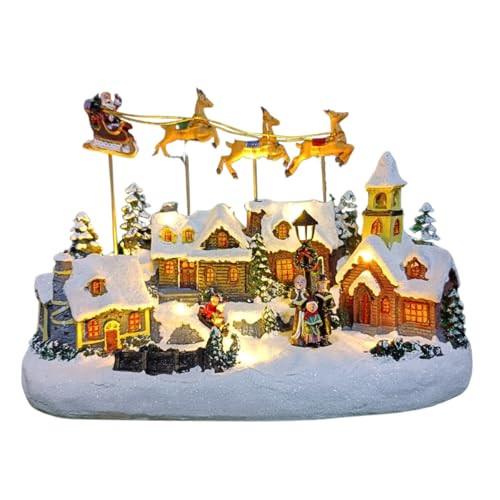 Vila Natalina Treno C/Movimento 23X34X16,5CM Florarte