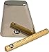 DP Music 5 Inch Cow Bell Noise Maker with Beater Chrome Finish - Cowbell for Sporting, Football Games, Events Percussion Musical Instrument, DP-C5C