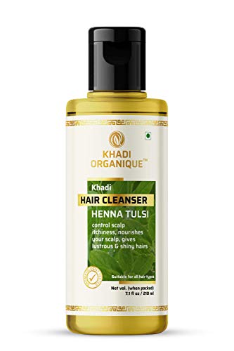 Image of Khadi Organique Henna Tulsi Hair Cleanser (Shampoo) Pack Of 1