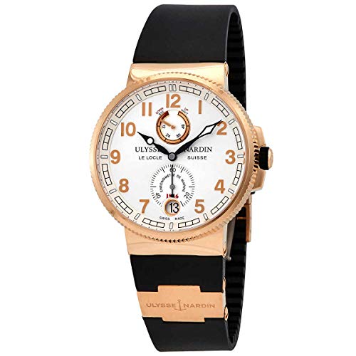 Ulysse Nardin Marine Chronometer Manufacture Automatic 18kt Rose Gold Men's Watch 1186-126-3/61