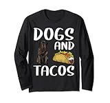 Dogs And Tacos Neapolitan Mastiff Mexican Food Lovers Long Sleeve T-Shirt
