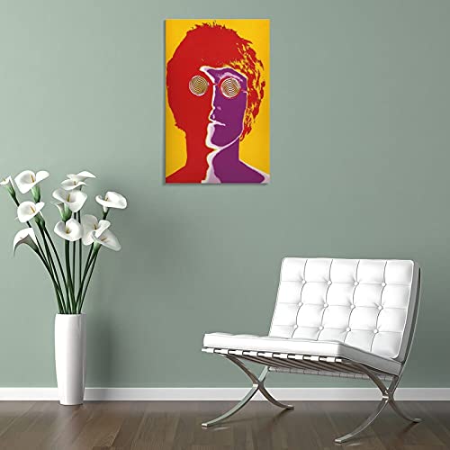 JINHAODG Richard Avedon John Lennon Poster décoratif sur toile pour salon, chambre à coucher 30 x 45 cm - Les Beatles, Paul McCartney, John Lennon, RIngo Starr, George Harrison JINHAODG Richard Avedon John Lennon Poster décoratif sur toile pour salon, chambre à coucher 30 x 45 cm – Image 6