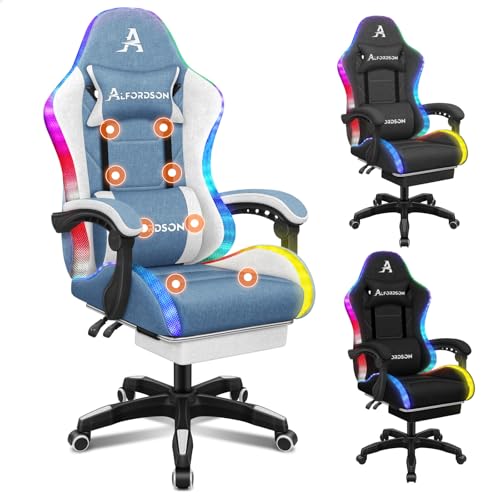 RGB Fabric Gaming Chair photo 5