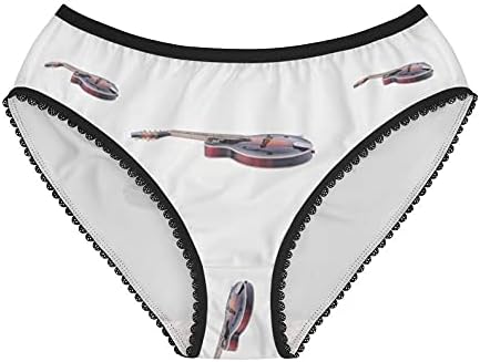 Mandolin Panties, Mandolin Underwear, Briefs, Cotton Briefs, Funny Underwear, Panties For Women