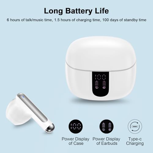 image for FiveBox for iPhone 17 Pro Max Air, Earbuds Wireless Earphones Bluetoot